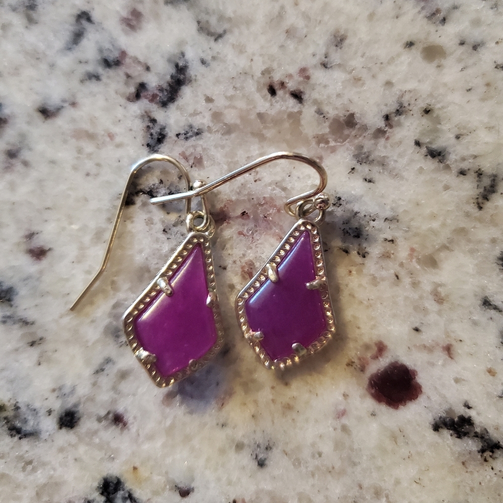 Purple Kendra Scott Earrings